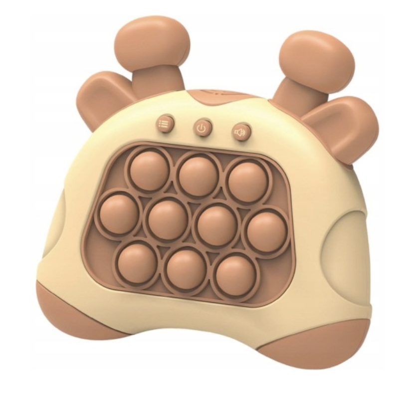 Elektroniczna, Antystresowa Gra Zręcznościowa Pop It - Żyrafa - obrazek 5