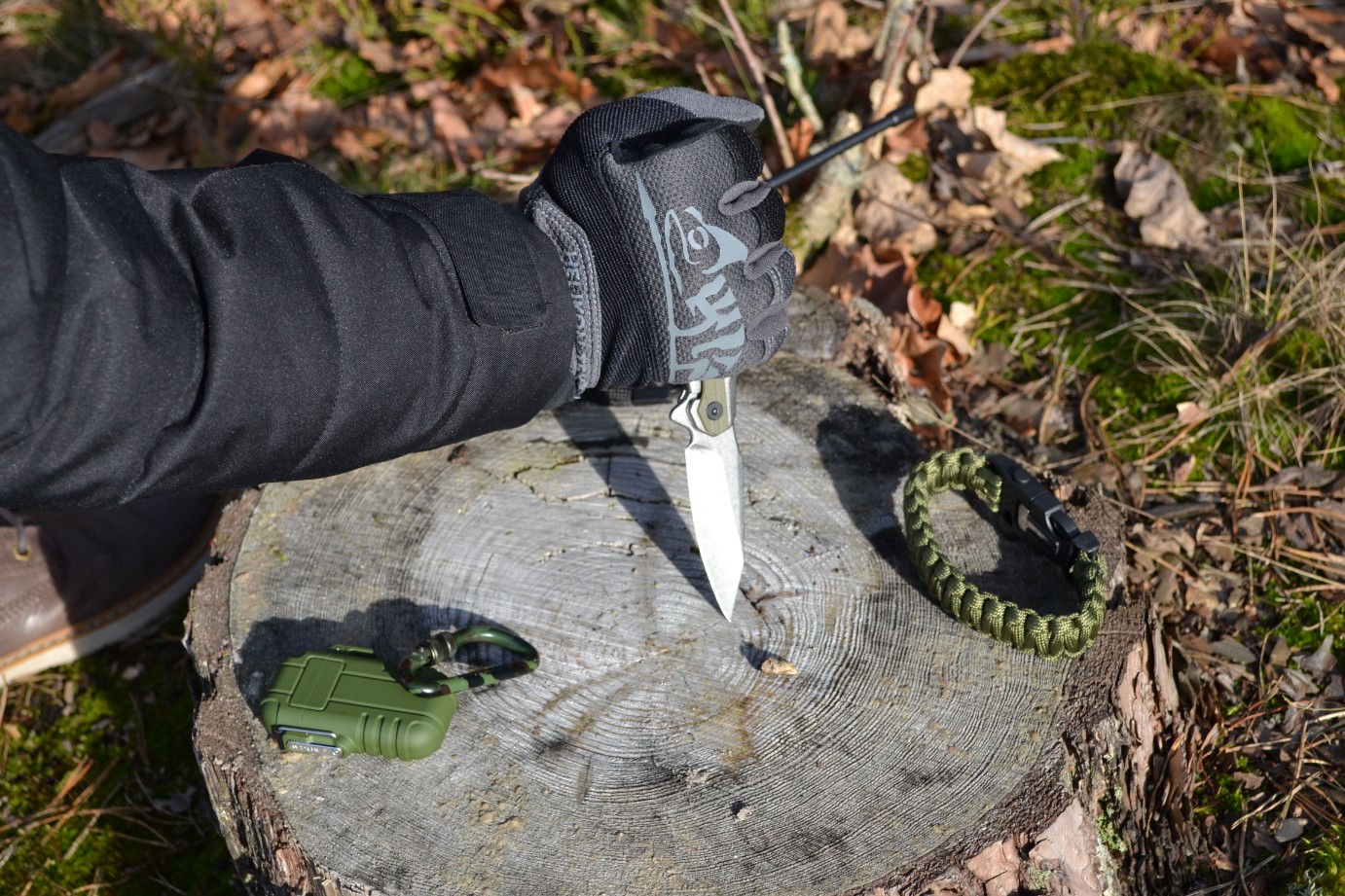 Nóż taktyczny, campingowy scyzoryk outdoor KERSH - obrazek 10