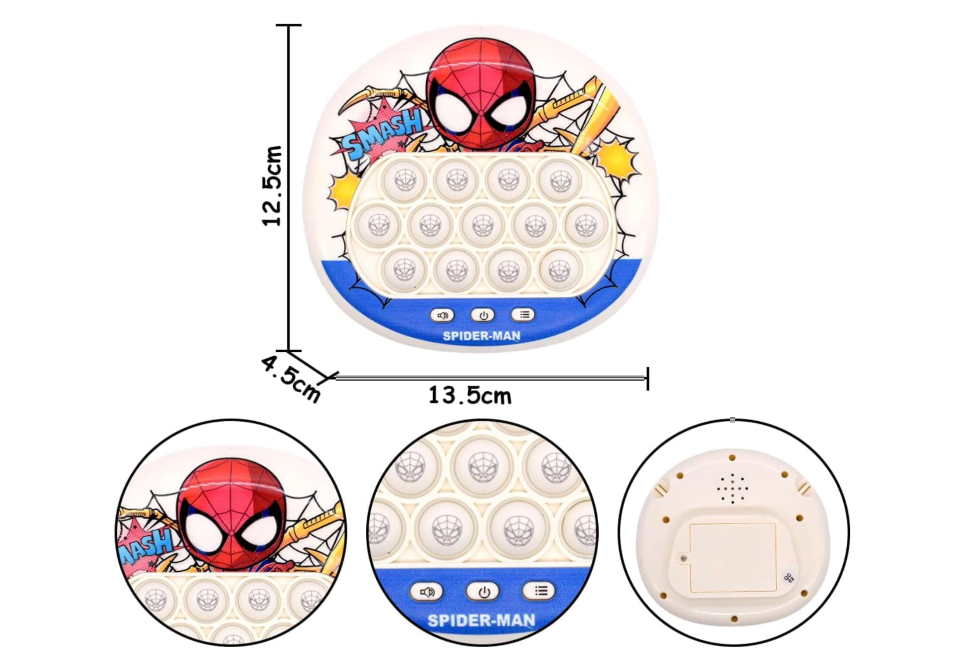 Elektroniczna, Antystresowa Gra Zręcznościowa Pop It - Spider Man II - obrazek 8