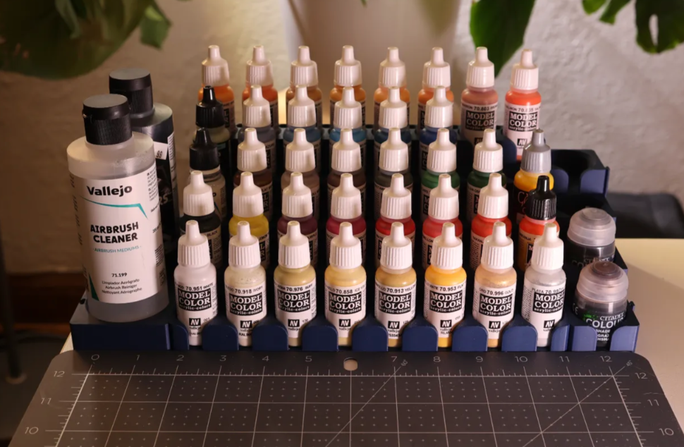 Podstawka stojak na farbki Army Painter Vallejo Citadel 10 sztuk - obrazek 2