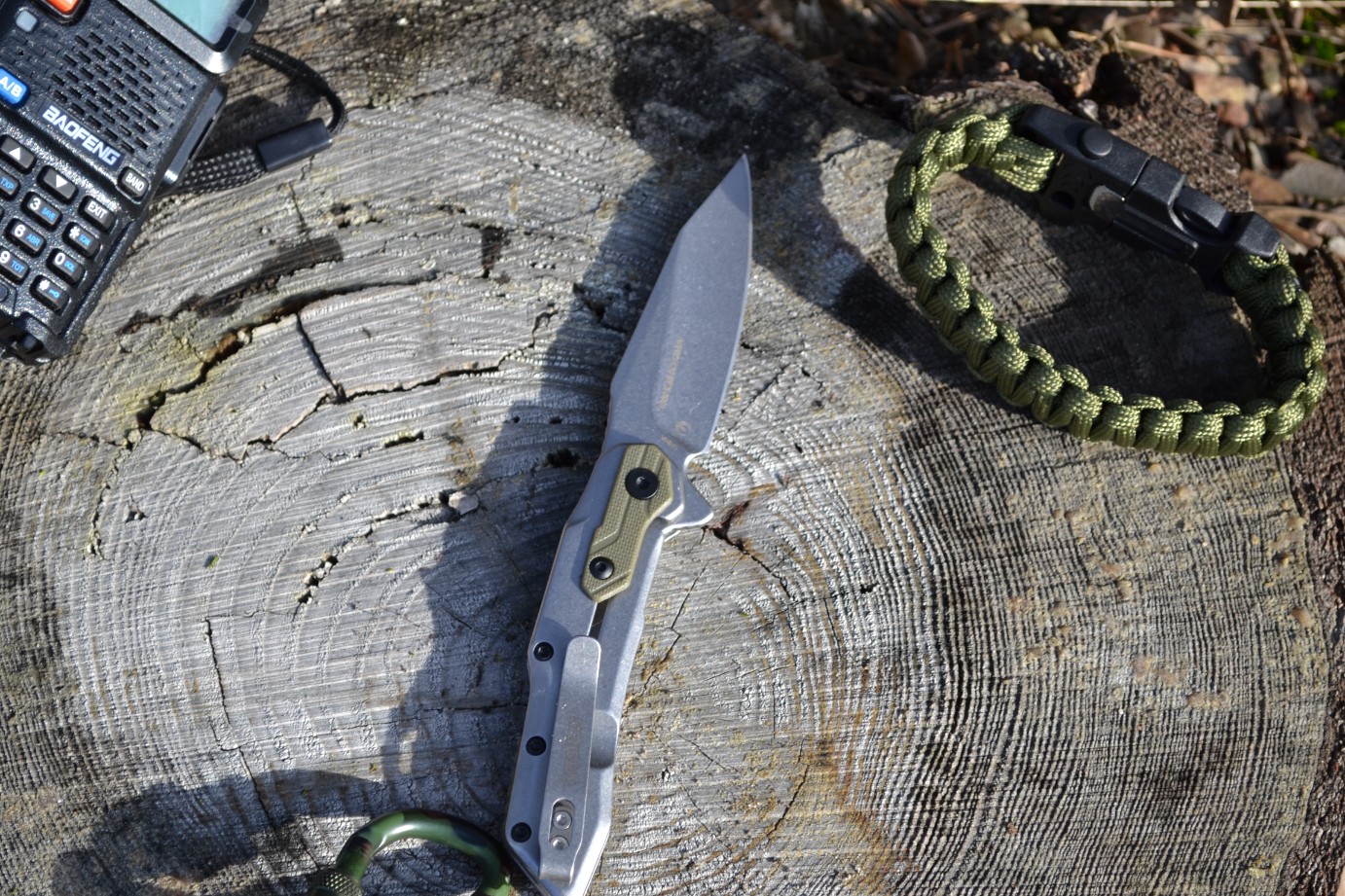 Nóż taktyczny, campingowy scyzoryk outdoor KERSH - obrazek 9