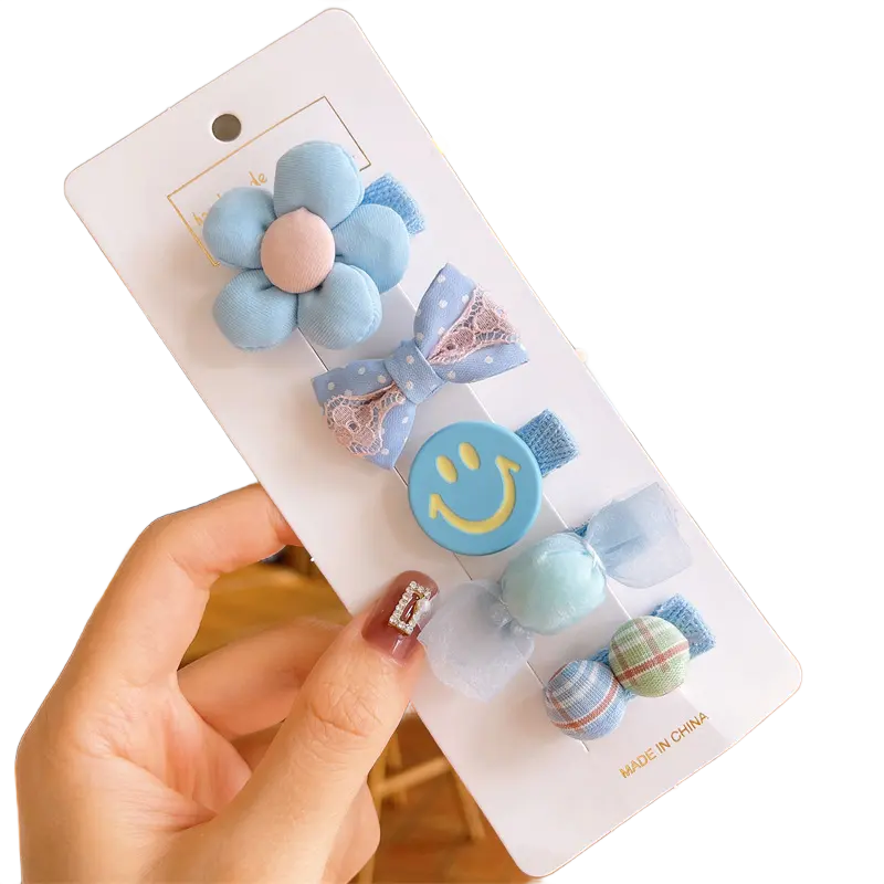 Zestaw wsuwek, spinek 5 sztuk dla Dziewczynki typ XI