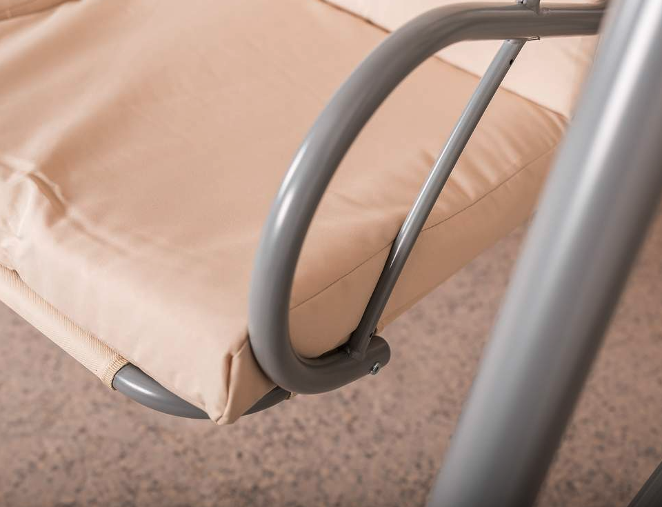 Huśtawka Ogrodowa Wolnostojąca TARA Happy Green - Beżowa - obrazek 7