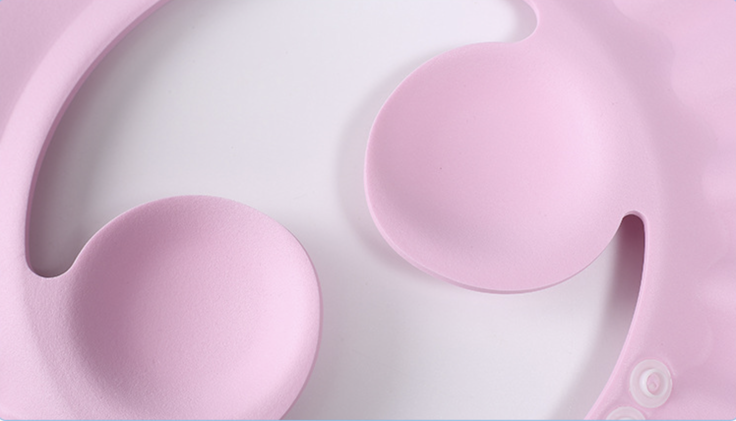 Daszek / Rondo Kąpielowe do Mycia Głowy Dzieci - Odcienie Różowego - obrazek 3