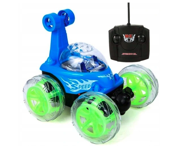 Samochód Zdalnie Sterowany Twister Akrobata - niebieski
