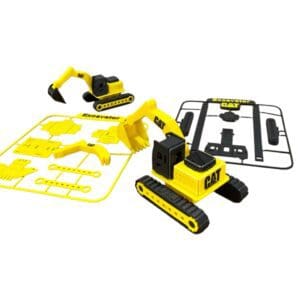 Zestaw do składania koparki 3D - Excavator Kit Card