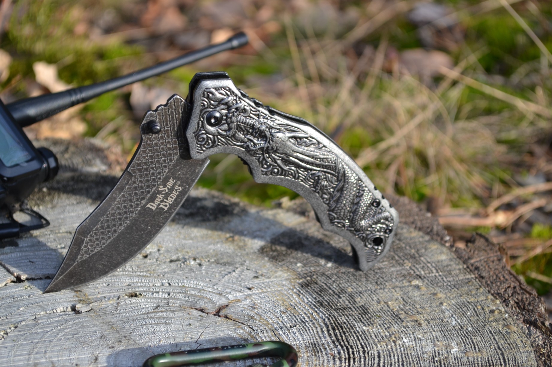 Nóż survivalowy stal nierdzewna HIT dla fanów outdooru - obrazek 4