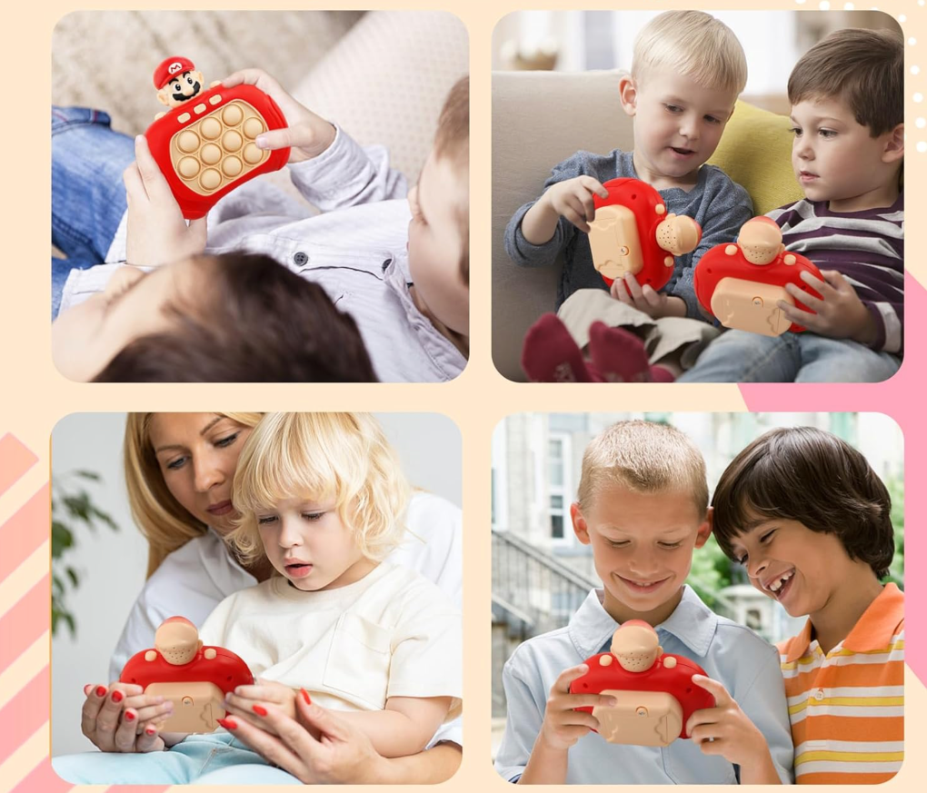 Elektroniczna, Antystresowa Gra Zręcznościowa Pop It - Super Mario - obrazek 4