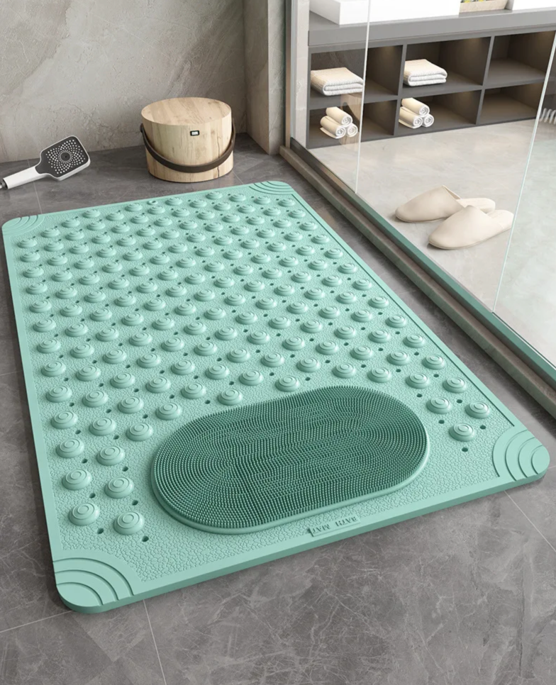 Mata Antypoślizgowa do łazienki, Zielona - obrazek 3