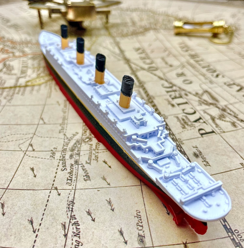 Model RMS Titanic – składany model statku z magnesami 27 cm skala 1:1000 - obrazek 5
