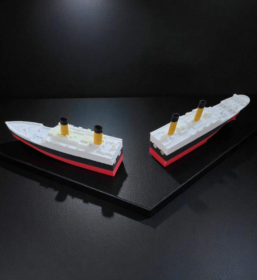 Model RMS Titanic – składany model statku z magnesami 27 cm skala 1:1000 - obrazek 2