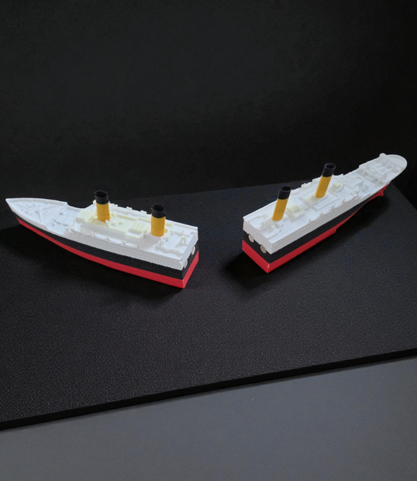 Model RMS Titanic – składany model statku z magnesami 27 cm skala 1:1000 - obrazek 6