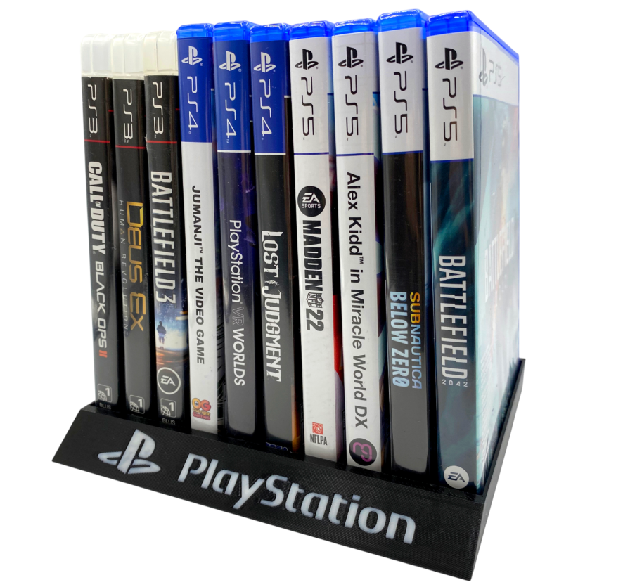 Stojak Na Gry PlayStation Game Holder PS2 / PS3 / PS4 / PS5 ...