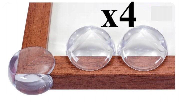 Narożnik ochronny silikonowy - 4 sztuki