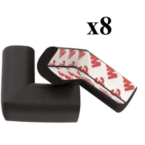 Zabezpieczenie, Osłona Narożników, Krawędzi - Czarne 8 szt.