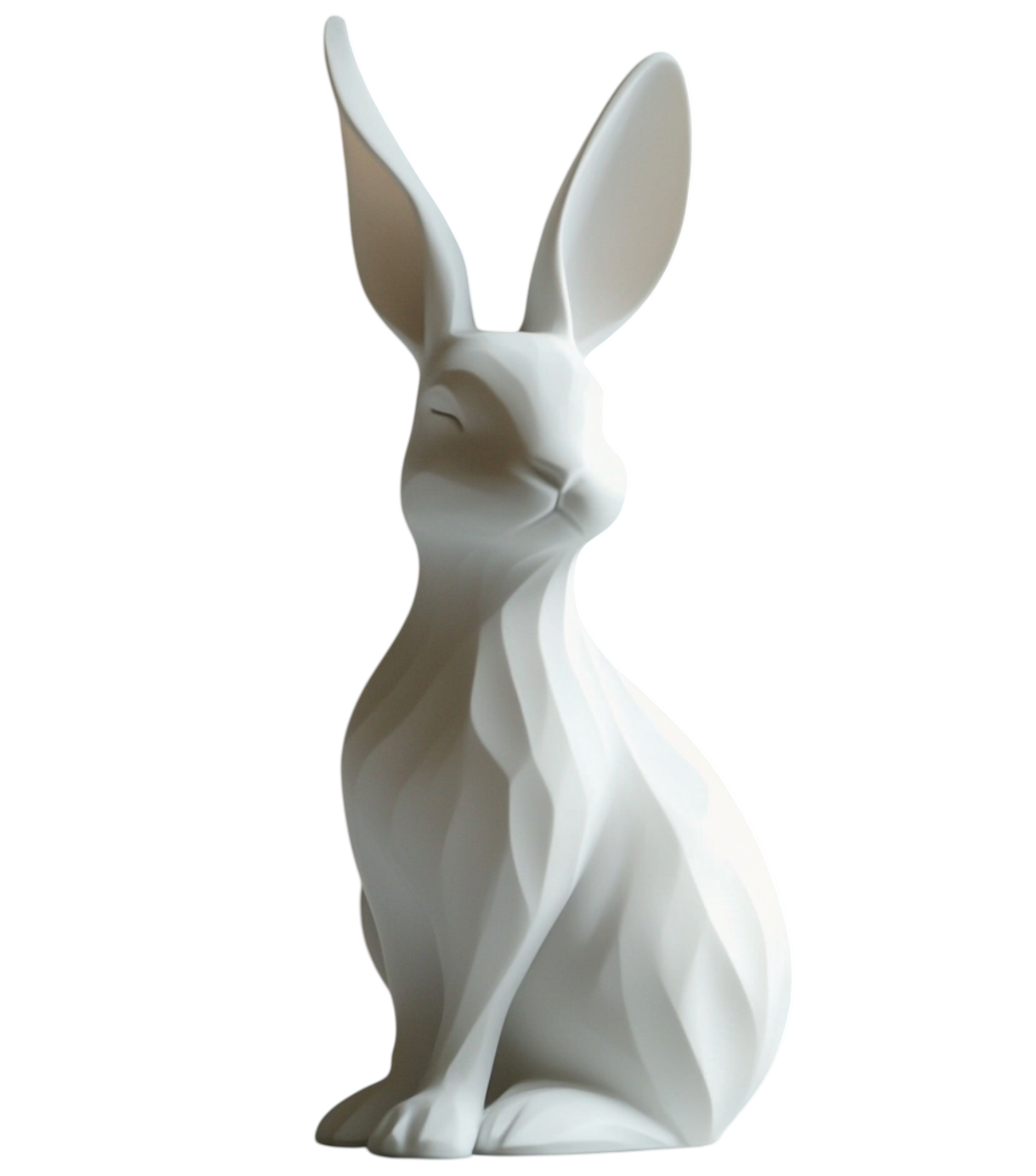 Zajączek Królik Wielkanocny Wielkanoc - Biały 25 cm